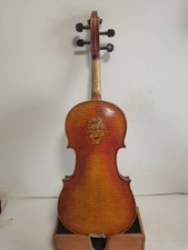 4/4 Violin Solid flamed maple back old spruce top hand carved the STATUE K2857