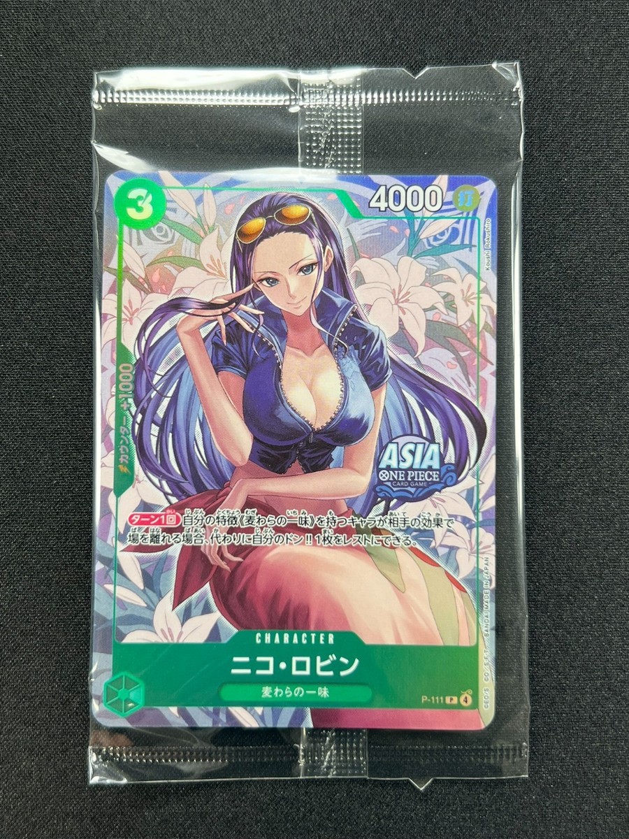 ニコ・ロビン P-111 未開封 Sealed] Nico Robin ONE PIECE Japanese P-111 Mini-tin Pack Set vol