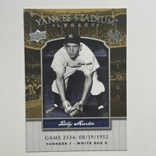 2008 Upper Deck Yankee Stadium Legacy #YSL2334 Billy Martin Yankees