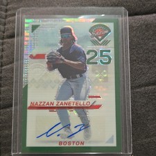 Panini Prospect Edition 2025 Nazzan Zanetello Prizm Auto /25 #107 Red Sox