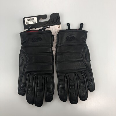 ROLAND SANDS RSD RONIN LEATHER GLOVES BLACK SIZE S