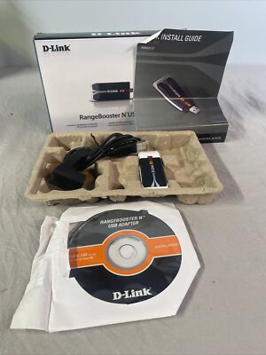 D-link DWA-140 RangeBooster N300 USB Adapter Wifi Internet Wireless Extender
