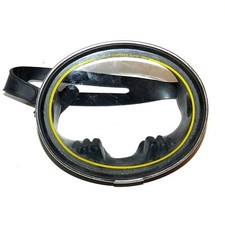 Vintage Dolfino Tempered Glass 5MM Mask Black Rubber