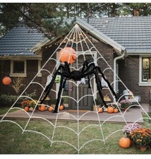 59 Giant Halloween Spider 200 Spider Web Set