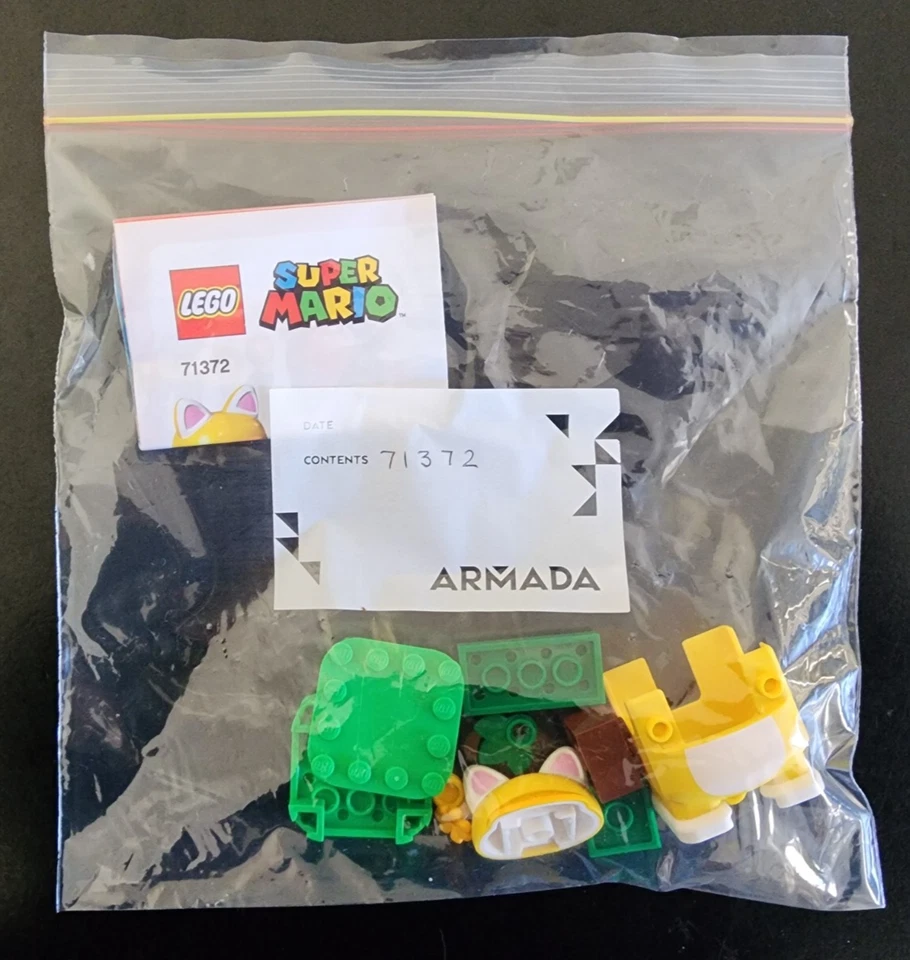 LEGO Super Mario Cat Mario Power Up Pack 71372 Used Complete Incl Leaflet - Image 2 of 4
