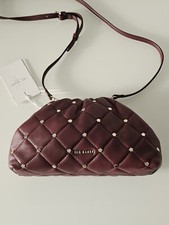 Ted Baker Quilted Studded Clutch Evening/party Bag - Purple