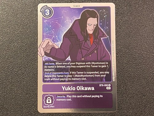 Yukio Oikawa Bt8 093 Nm Digimon Tcg Ebay