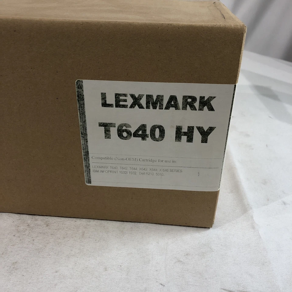 Lexmark 64015HA Rückgabeprogramm mit hoher Reichweite schwarzer Toner T640 HY OEM Neu im Karton - Bild 2 von 4