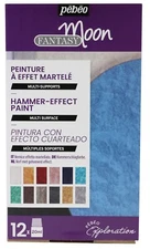 Pebeo Fantasy Moon Reactive Multi-Surface Effect Paint Exploration Set 12 x 20ml
