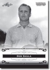 DON SHULA - Miami Dolphins Coach - 2012 Leaf National PROMOTIONAL Card