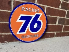 76 Union Oil gasoline racing vintage sign 