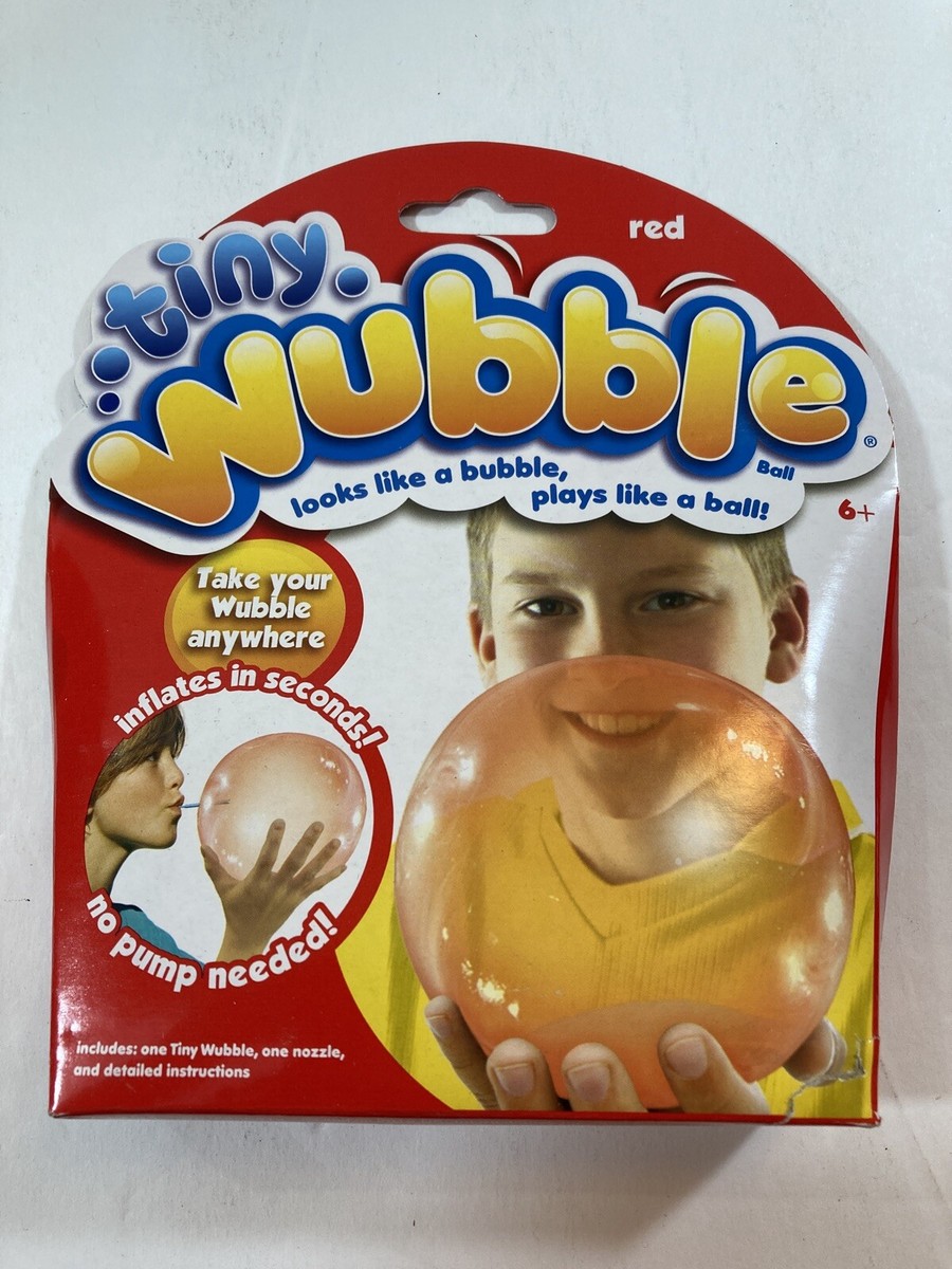 Tiny Wubble Red Bubble Ball New