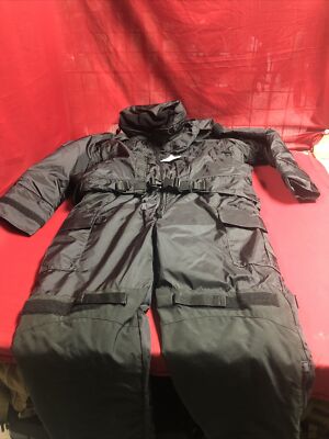 Mustang Survival Suit Black MSD901 SO - Size Large - New With Tags