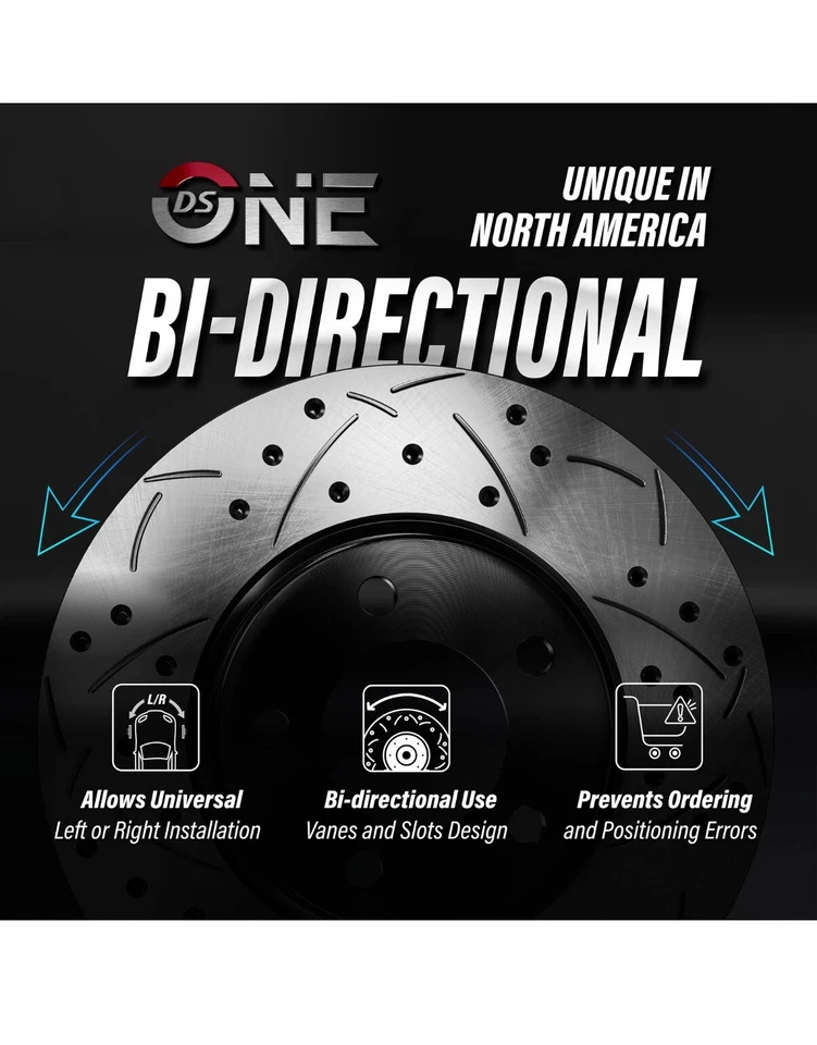Kit de rotores de freno delanteros y traseros y pastillas semi metálicas para Audi Q7 2007-2015  Foto 4 de 4