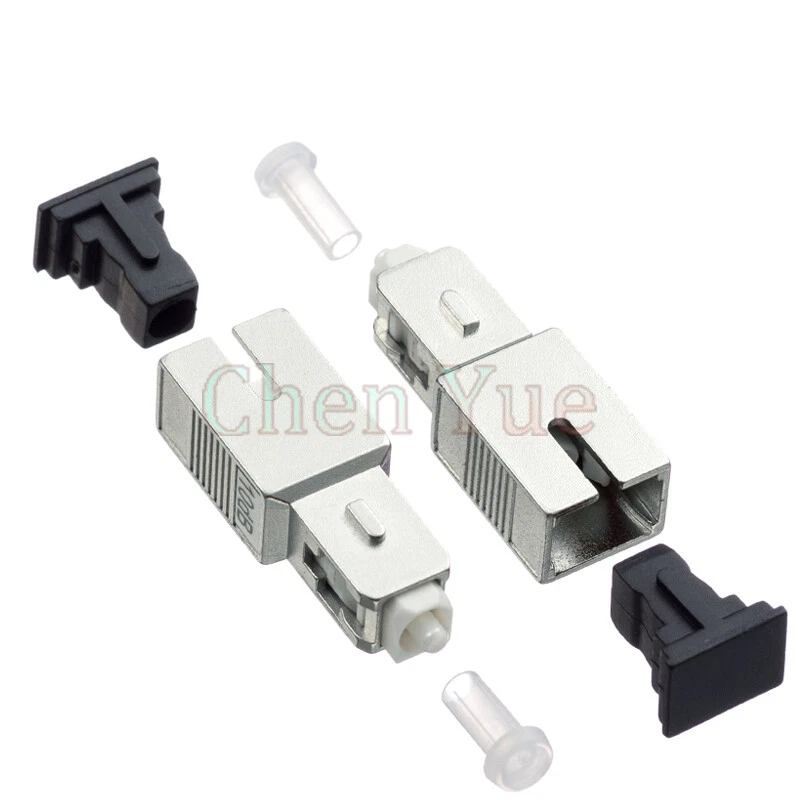2pcs SC UPC female to Male Optical Fixed Attenuator 10dB Connector Fiber Coupler - Image 3 of 4