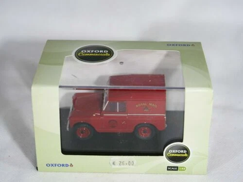 Modellini statici di auto, furgoni e camion rossi Oxford Diecast scala 1:43