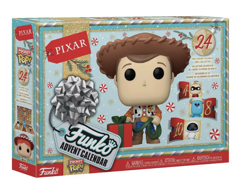 Funko Pixar Advent Calendar 24ピース Funko POP! 24pc Advent Calendar Pixar Vinyl Figures Toy New With