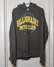 Billionaire Boys Club Mens Large Green Astro Boy Spellout Hoodie. As-Is.