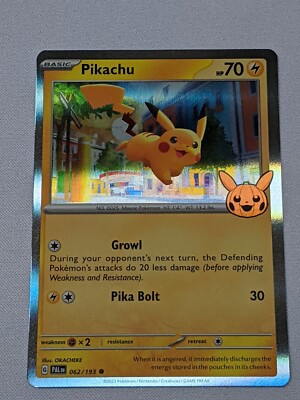 Pokémon Pikachu Holo Trick Or Trade 2023