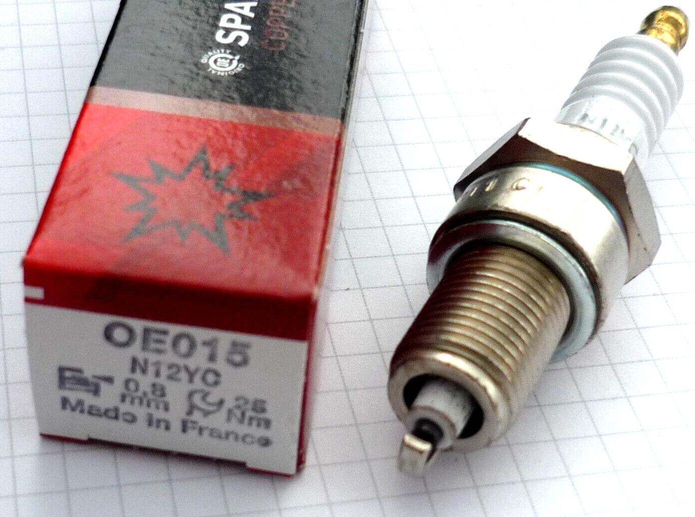 1 original CHAMPION N12YC OE015 spark plug NEW in BOX replaces N12Y