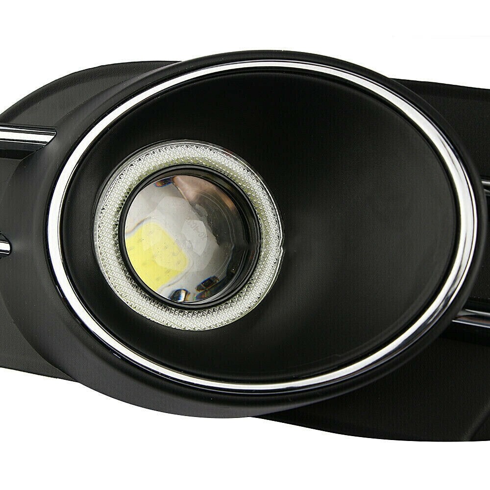 For Audi A6 C7 2012-2015 DRL Daytime Fog Light Lamp Cover Set | eBay