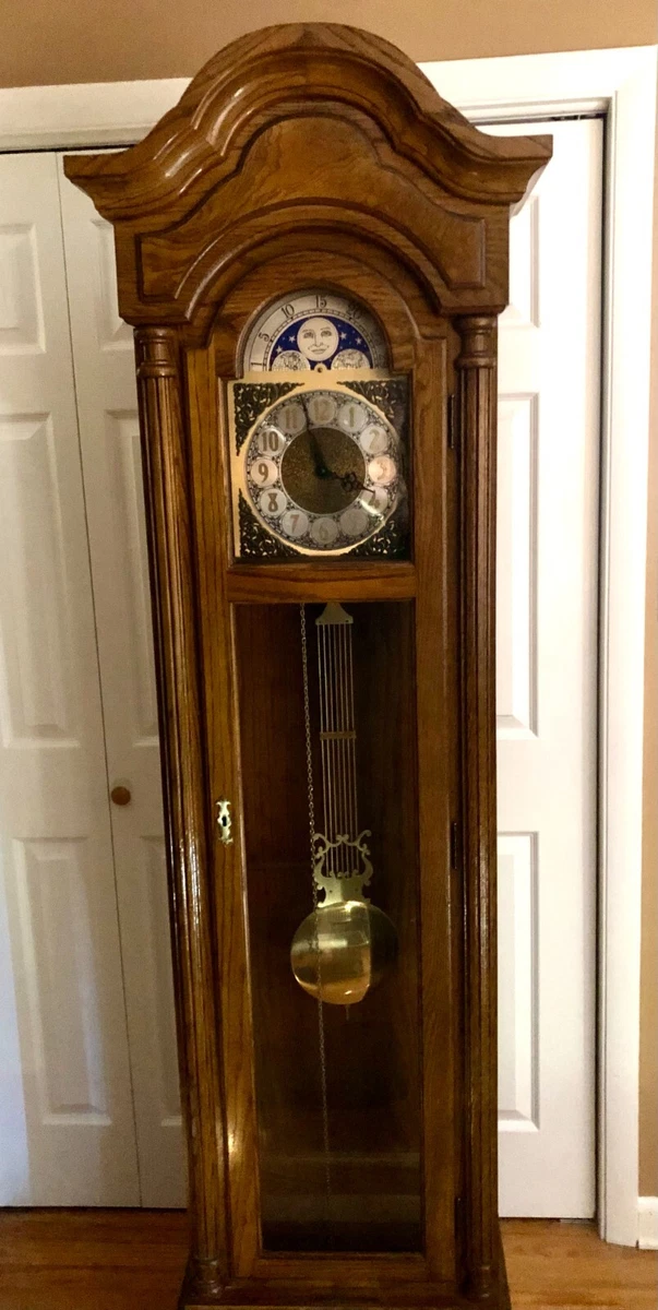 Ethan Allen Court Cherry Grandfather Clock West, 50 OFF