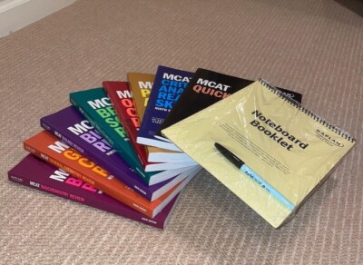 Kaplan MCAT Complete 7 Book Subject Home Study Review Kit 9th Edition