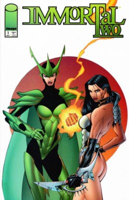 Immortal II Two #1 Art Cover Image Comics Apr 1997 (VFNM Stock Photo)