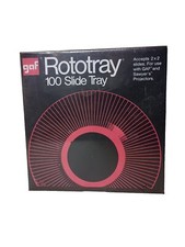 NEW GAF Rototray 100 Slide Tray Projector Sawyer's 2 x 2 Slides in SEALED BOX