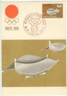 1964 Japan Tokyo Olympics maximum First Day postcard Sc 824