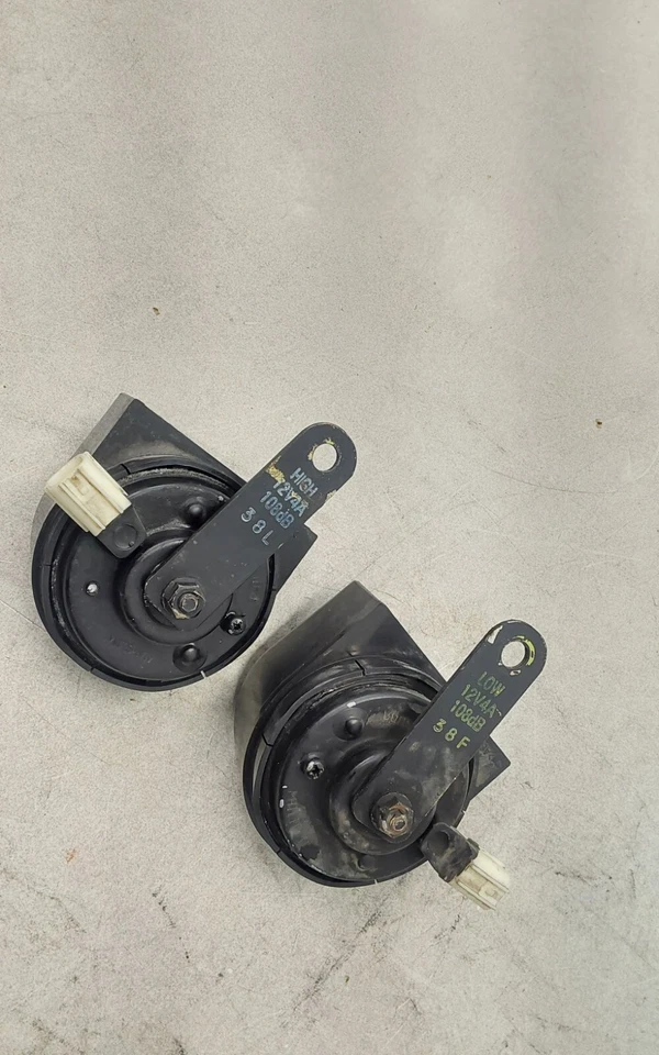 Conjunto de bocina de alarma de señal de tono alto Honda Pilot 2004 par OEM E358943 Foto 4 de 4