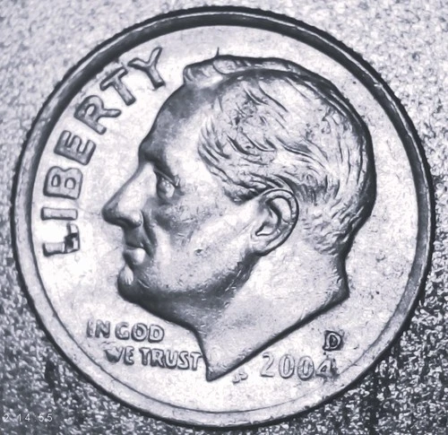 2004-D Roosevelt Dime — photo from the most recent tracked eBay sale