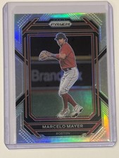 2023 Panini Prizm #144 Marcelo Mayer Silver Prizm Red Sox