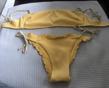 Hollister Swim Bikini 2teilig gelb (Oberteil Gr. M, Hose Gr. XS)