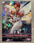 2018 Bowman's Best #PP-MT Mike Trout Power Producers Refractor Insert Angels