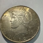 1922 P $ Peace Dollar Nice Shape Lite Tone In Capsule To Last Another 100 Years