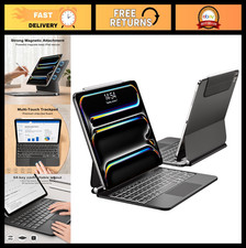 iPad Pro 13-inch Case with Keyboard  Backlit, Multi-Touch Trackpad, Magnetic Fo