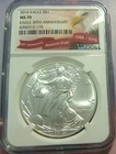 2016 American Eagle $1 1 oz .999 Silver NGC MS-70 30th Anniversary  4306312-176