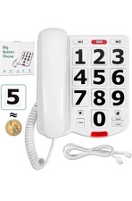 Big Button Phone for Seniors, Landline Phone for Elderly with Big Buttons, 2 One