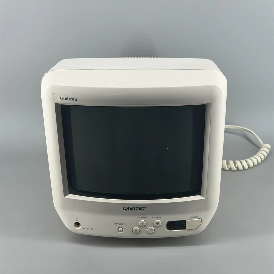 Sony Trinitron KV-9PT50 9 «CRT ретро игровой цветной телевизор без пульта дистанционного управления - протестирован - Изображение 4 из 4