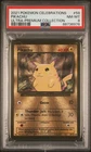 PSA 8 Pikachu 58/102 2021 Celebrations UPC Metal Promo Pokemon Card