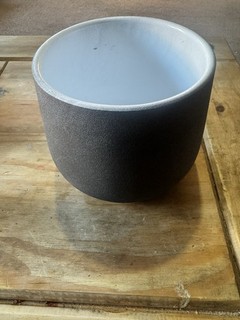 Grey Textured Ceramic Plant Pot – 5.5” x 5”