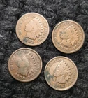 2-1800s 4 Coins Total Indian Head Cent Lot Nice Album Fillers Full Dates