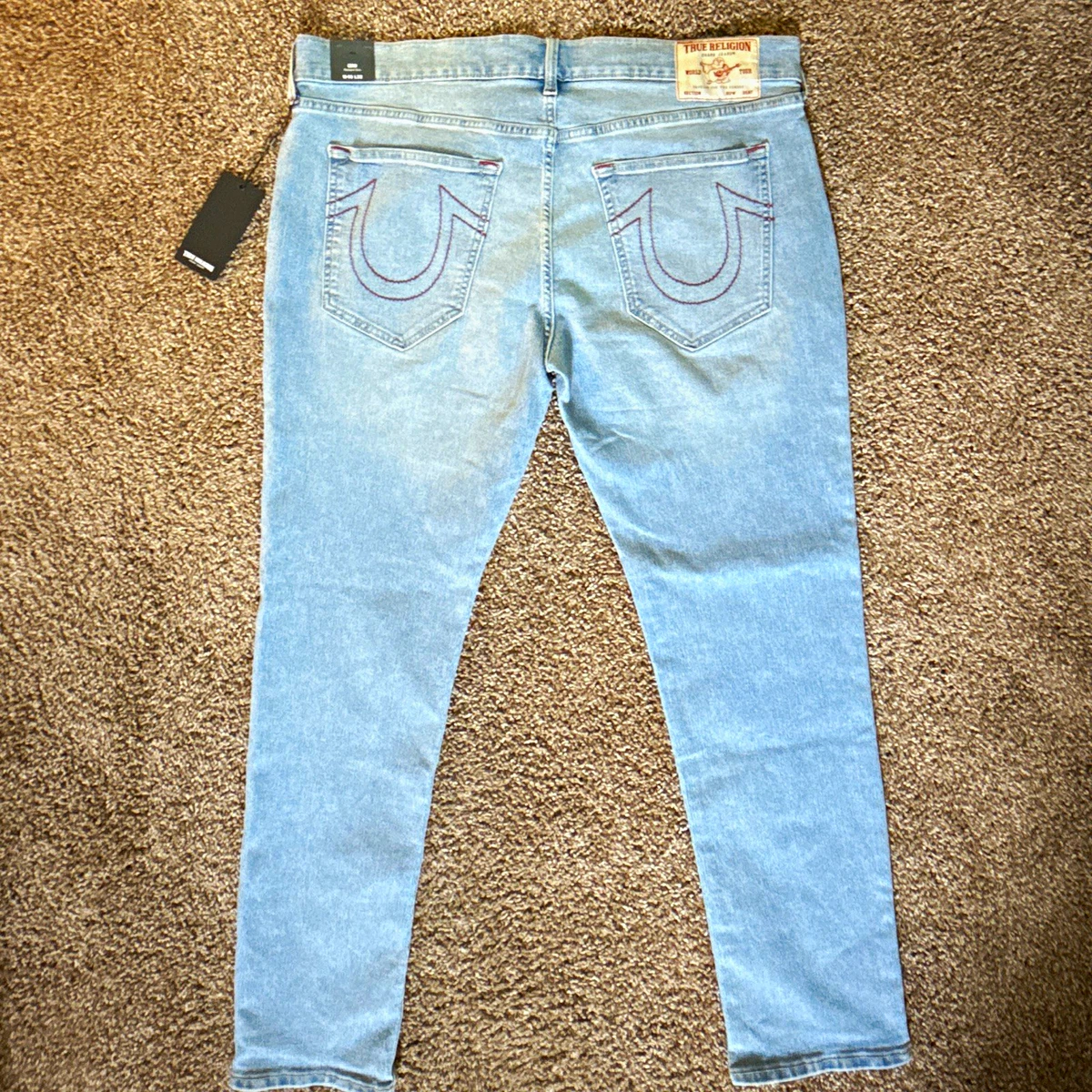 True Religion Blue Relaxed Jeans for Men for sale | eBay