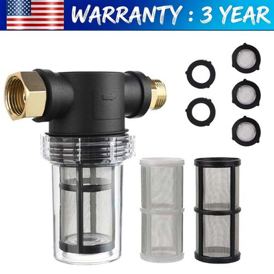 #ad Garden Hose Filter for Pressure Washer Inlet Water Inline Filter for Sediment $11.99