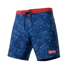 Dixxon Flannel Co Mens 36 Boardshorts Motor Boatin Live Free USA Patriotic Swim