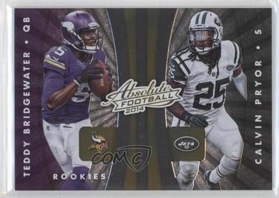 2014 Absolute Quads Rookies Teddy Bridgewater Calvin Pryor Marcus Smith RC r7o
