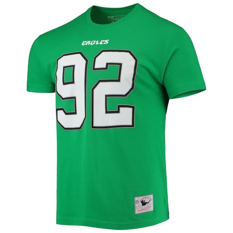 Camiseta Philadelphia Eagles Reggie blanca retro con nombre y número para hombre - talla XXL Foto 2 de 3