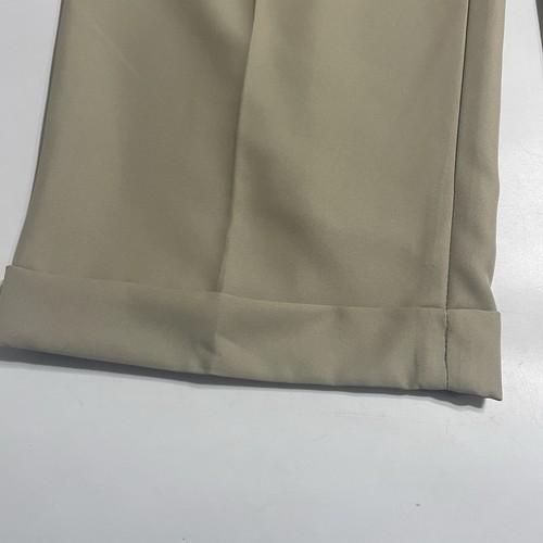 Alan Flusser Herren Plissee Bündchen Golfhose 36 x 29 bügelfrei beige Neu mit Etikett - Bild 8 von 11