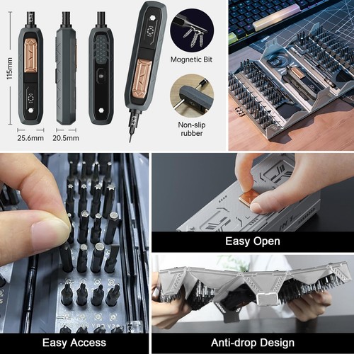 Precision Screwdriver Set, 180 in 1 Small Screwdriver Set for Electronics Too... - Picture 4 of 6
